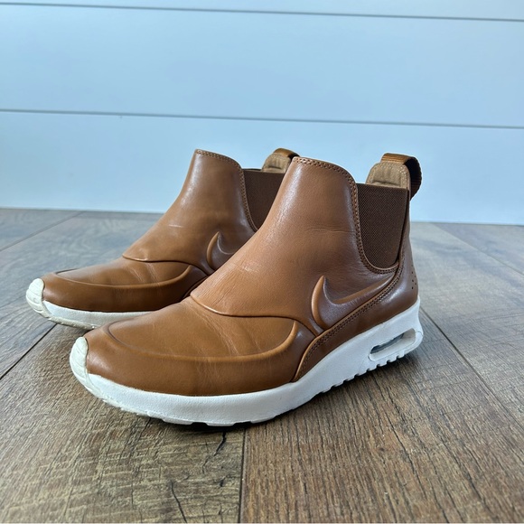 Nike Air Max Thea Mid Ale Brown low ankle sneaker boot tan pull on - Picture 5 of 6